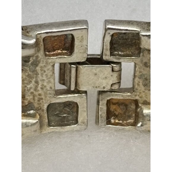 Vintage Suzanne Somers Collection Pave Crystal Silver Tone Flex Cuff Bracelet - Picture 7 of 16